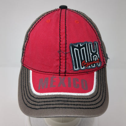 Mix Cozumel Mexico Slideback Hat Multicolor OS Adjustable Embroidered Mavan