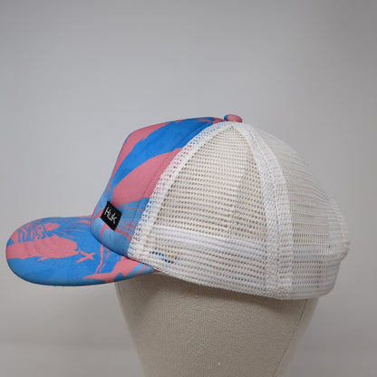 Huk Snapback Trucker Hat Multicolor One Size Adjustable Mesh Back Polyester