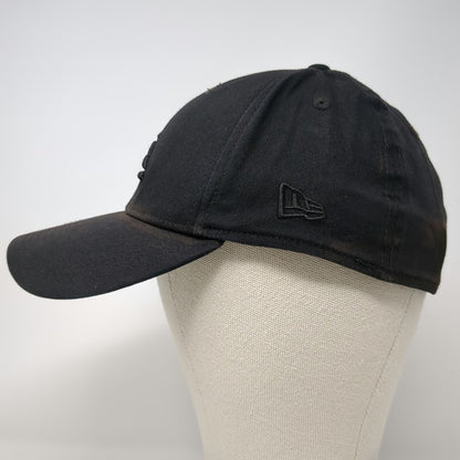 New Era Quiksilver Baseball Cap Black M Stretch Fit Fitted Structured Hat
