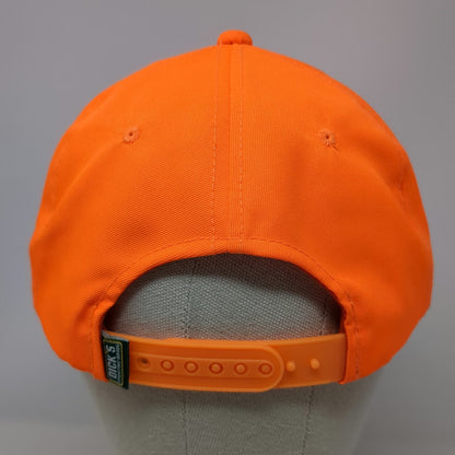 Outdoor Cap Snapback Orange OSFM Green Underbrim Blank Structured 6 Panel Hat