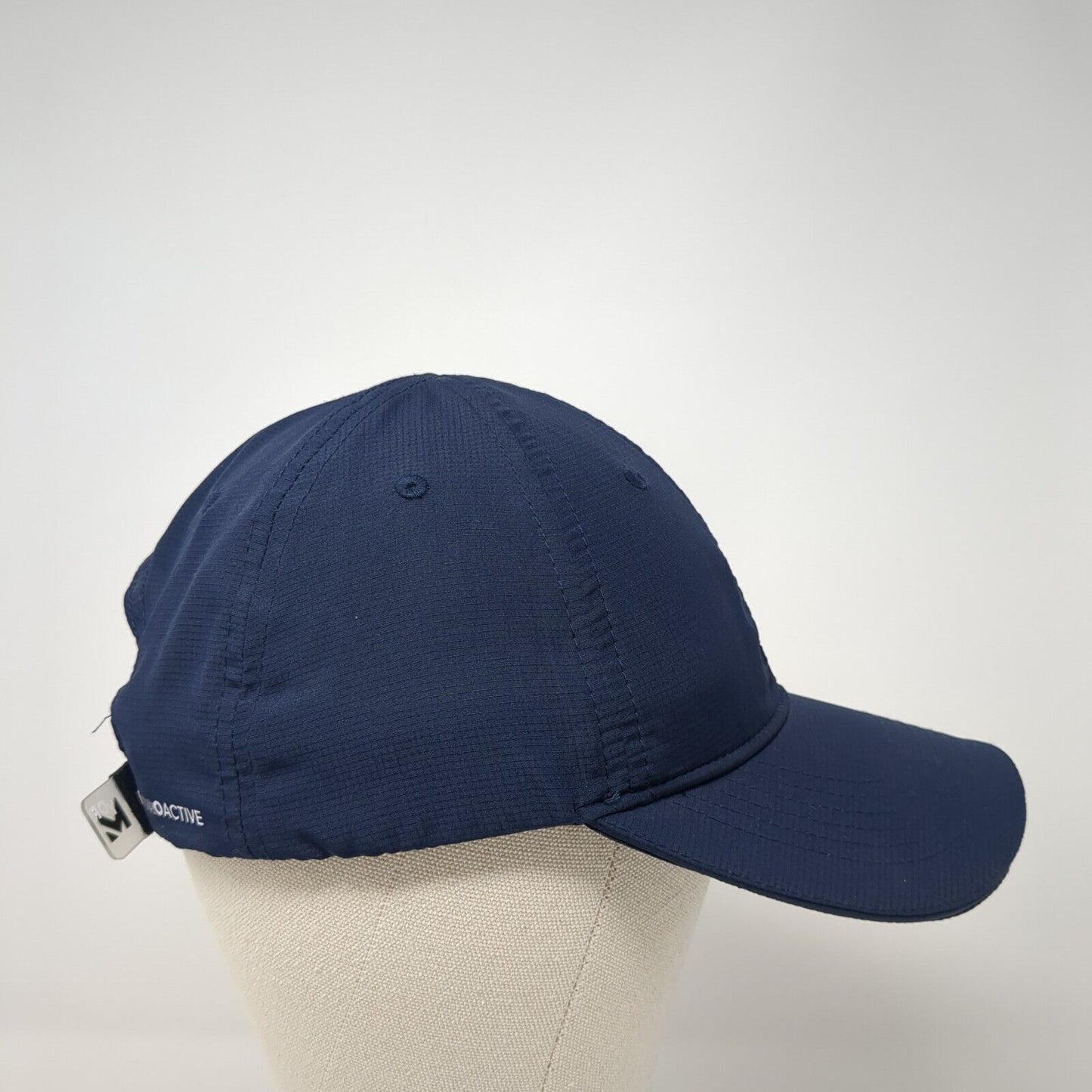 Mission Strapback Hat Blue One Size Adjustable Active Outdoor 6 Panel