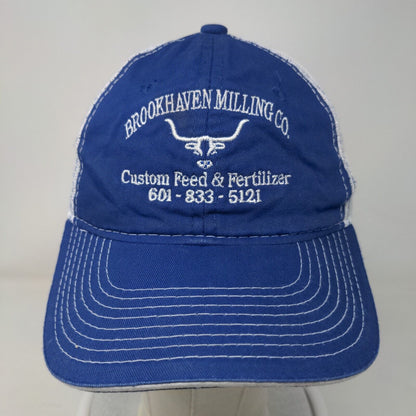 Brookhaven Milling Co. Snapback Trucker Hat Multicolor OSFM Adjustable Mesh Back