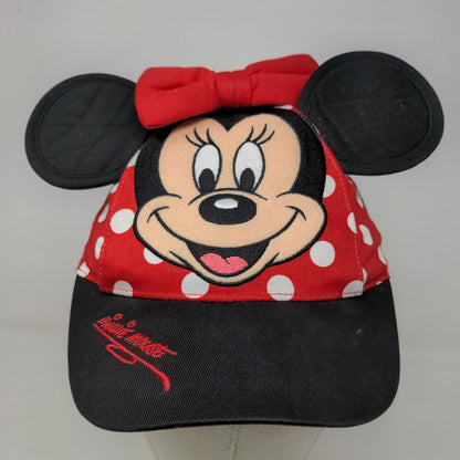 Walt Disney World Girl's Stretchy Toddler Hat Multicolor Minnie Mouse Ears