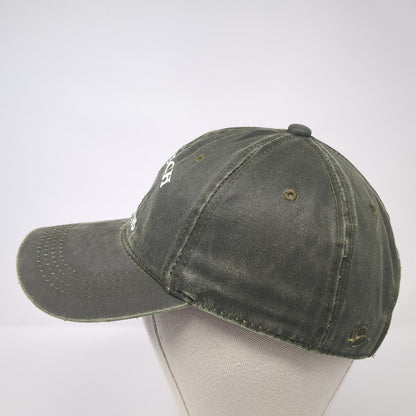 Hi-Tech Stripping Strapback Hat Green One Size Adjustable Outdoor Cap