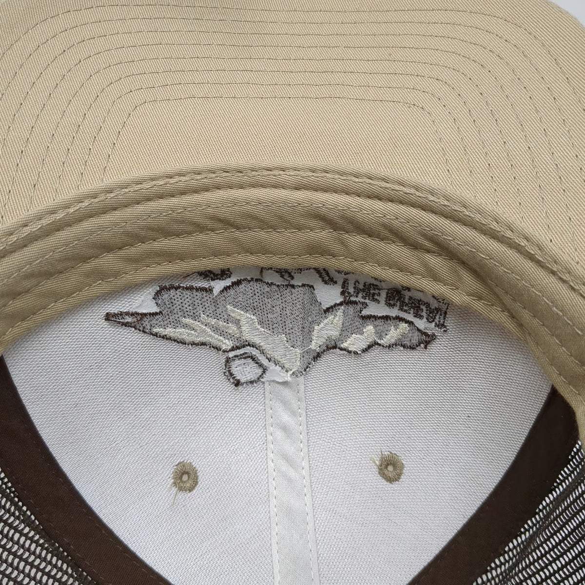 Richardson Trucker Hat Brown One Size Mesh Back Mountain Great Outdoors Hat