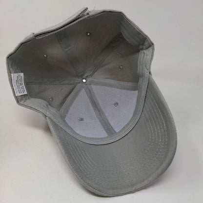 Unbranded Men's Strapback Hat Gray Adjustable Blank Polycotton