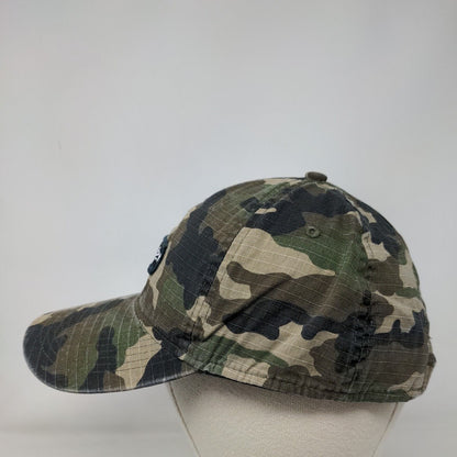 Wrangler Slideback Hat Camouflage OSFM Adjustable Embroidered Vented Holes