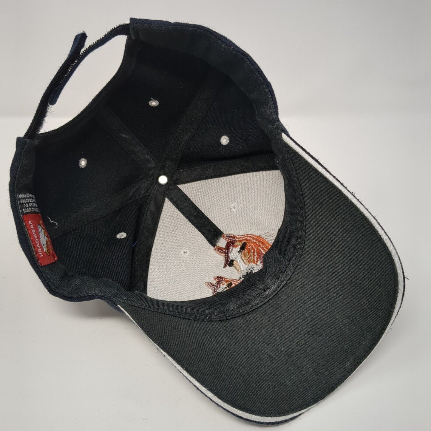 Horse And Foal Strapback Hat Black One Size Embroidered Headwear Sara