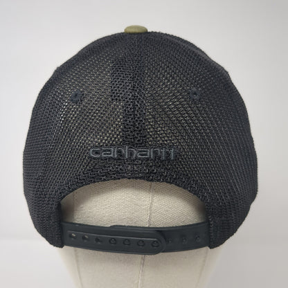 Carhartt Snapback Trucker Hat Green One Size Mesh Back Colorblock