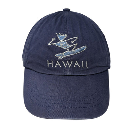 Hawaii Surfing Strapback Hat Blue One Size Adjustable 6 Panel Sansegal
