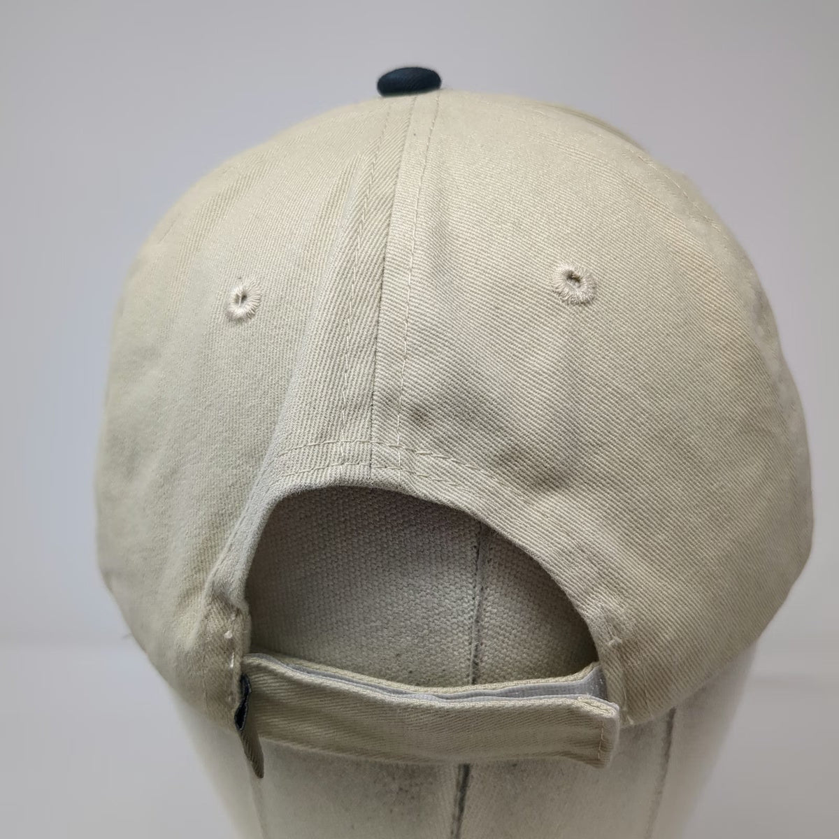 Pacific Headwear Baseball Cap Beige Blue One Size Canaan Country Club Golf Hat