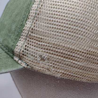 Unbranded Slideback Trucker Hat Multi Terrace Green OSFM Mesh Back