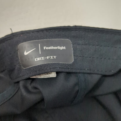 Nike Baseball Cap Black One Size Dri-FIT Featherlight Reflective Swoosh hat