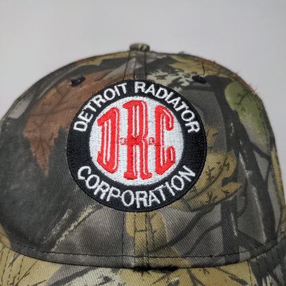 Detroit Radiator Corporation Men's Strapback Camo Hat Embroidered Logo Cotton