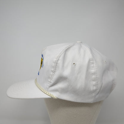 Lutheran High School Cougars Baseball Cap White One Size Adjustable Rope Nissin