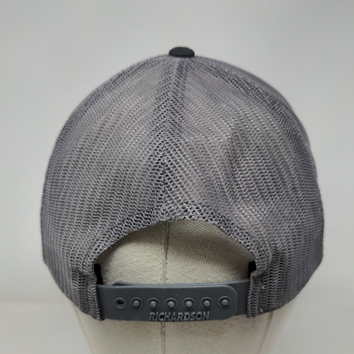 Fusion Snapback Mesh Back Trucker Hat Black One Size Richardson