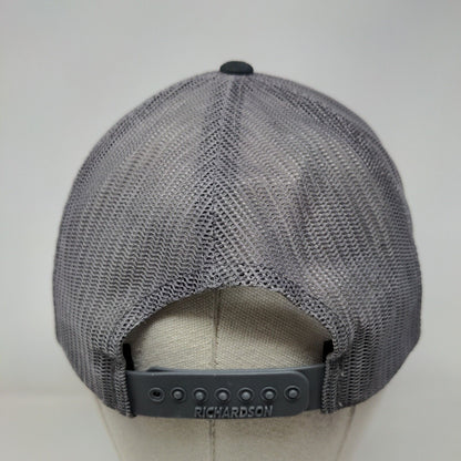 Fusion Snapback Mesh Back Trucker Hat Black One Size Richardson