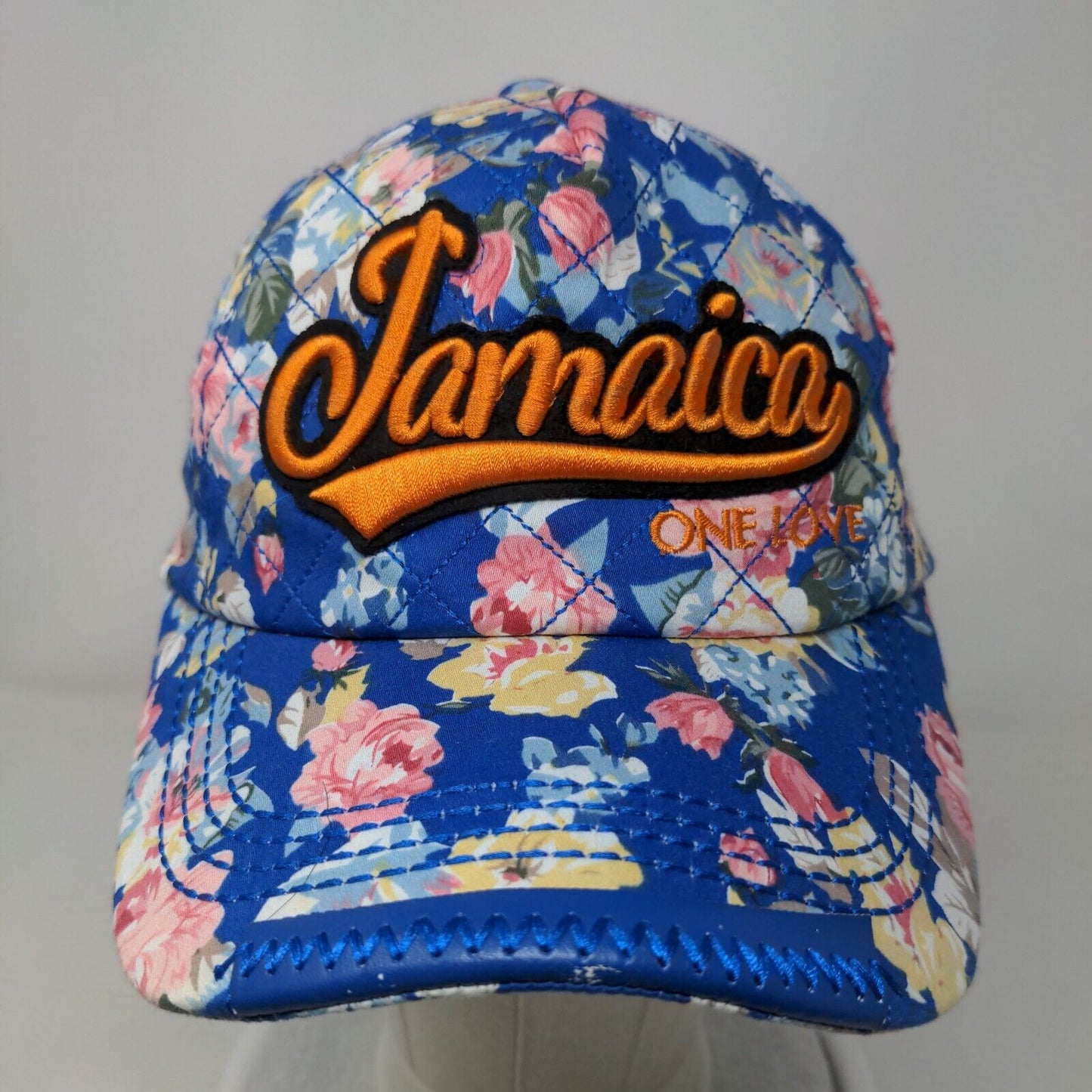 Jamaica One Love Slideback Hat Multicolor One Size Floral Adjustable
