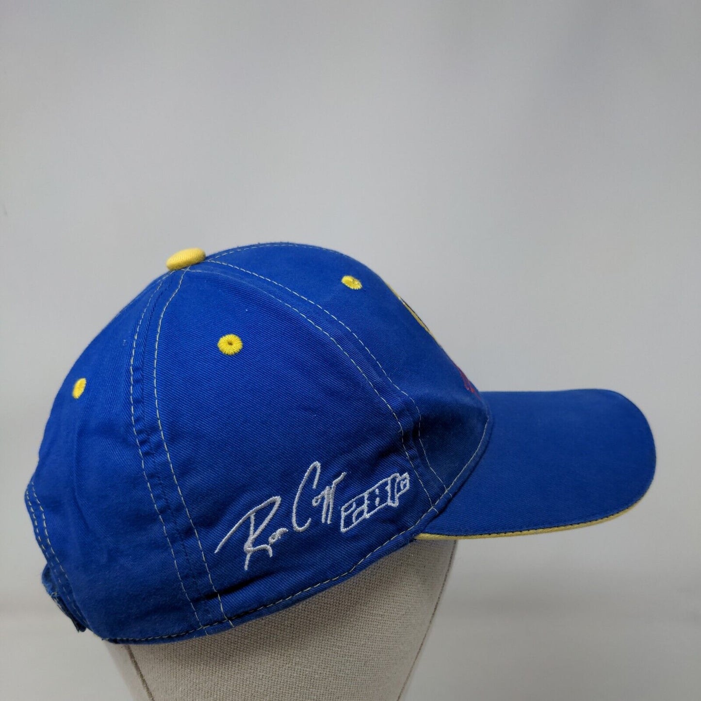 NAPA Racing Strapback Hat Blue Yellow OSFM Ron Capps #28 Martin Truex #56