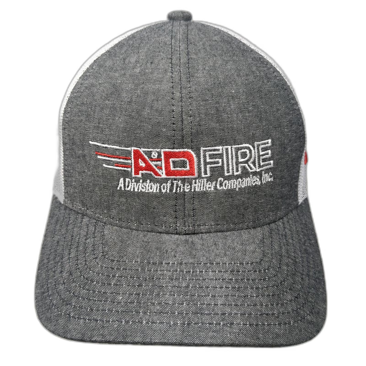 Outdoor Cap Baseball Cap Gray One Size Mesh Back AD Fire Hiller Company Hat
