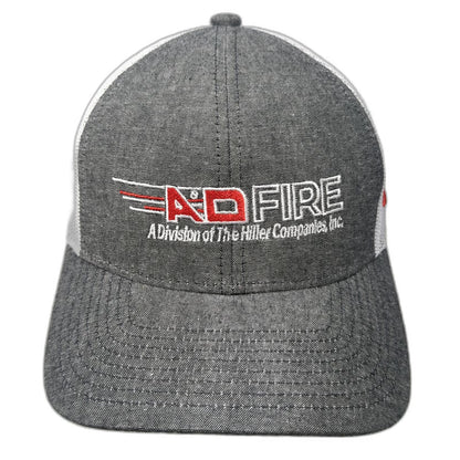Outdoor Cap Baseball Cap Gray One Size Mesh Back AD Fire Hiller Company Hat