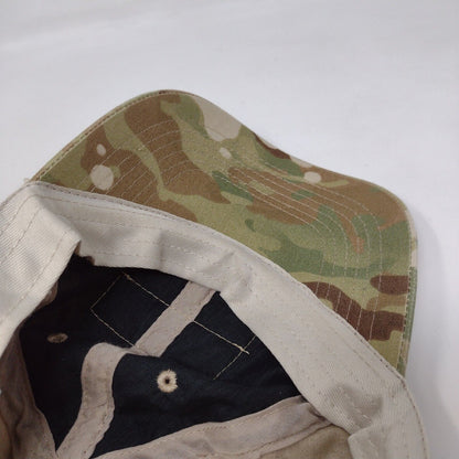 Unbranded Slideback Hat Camouflage OS Adjustable Vented Holes Blank Multicam