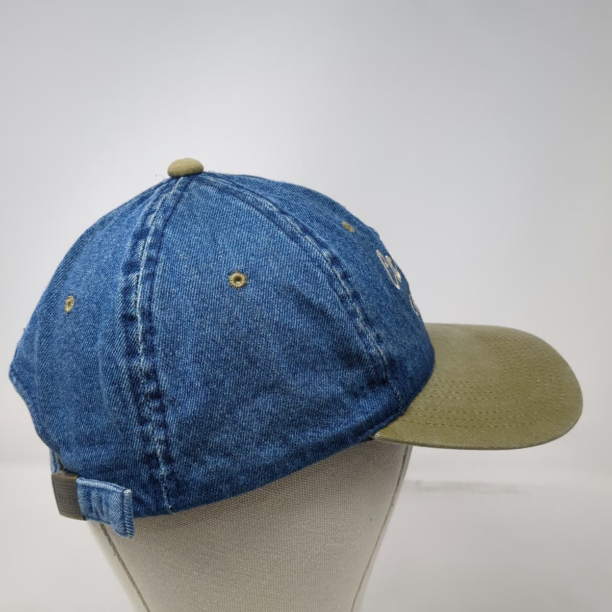 YoungAn Baseball Cap Blue Beige One Size Carfinders Mission Tx Strapback Hat