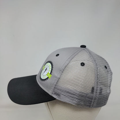 City Creek Pedal Fest Est. 2010-2017 Snapback Trucker Hat Gray OSFM Mesh Back