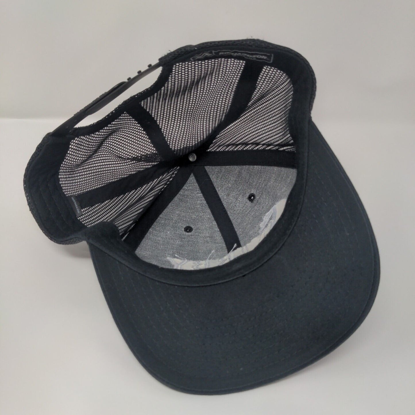 Irby Excavation Snapback Trucker Hat Black OS Adjustable Mesh Back Richardson