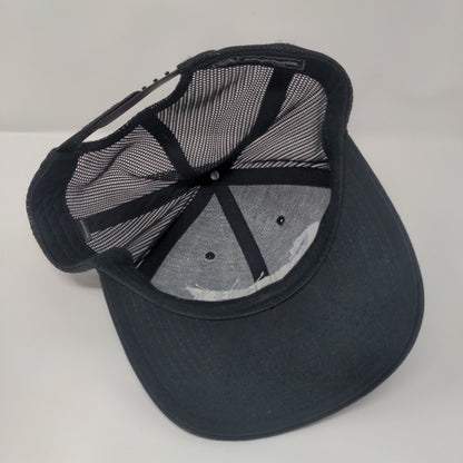 Irby Excavation Snapback Trucker Hat Black OS Adjustable Mesh Back Richardson