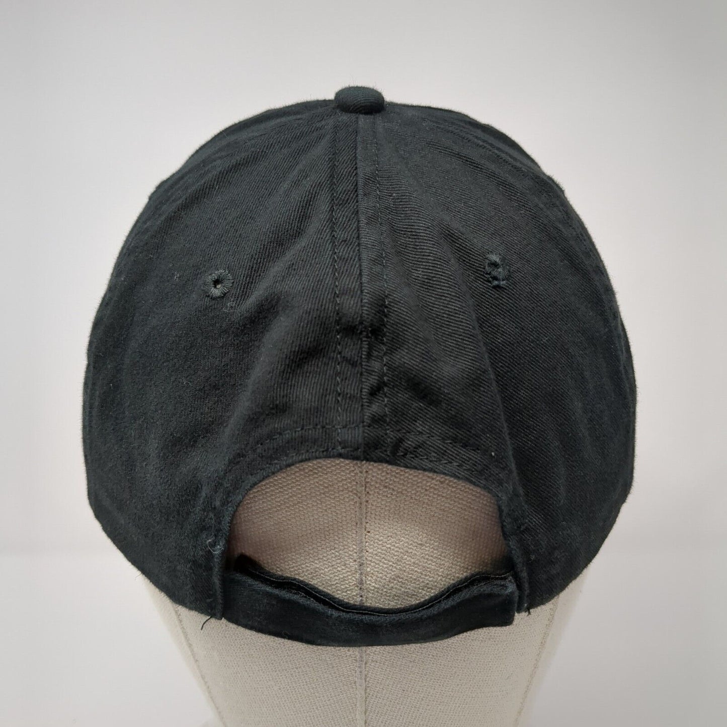 Noodles & Company Strapback Hat Black One Size Embroidered 6 Panel