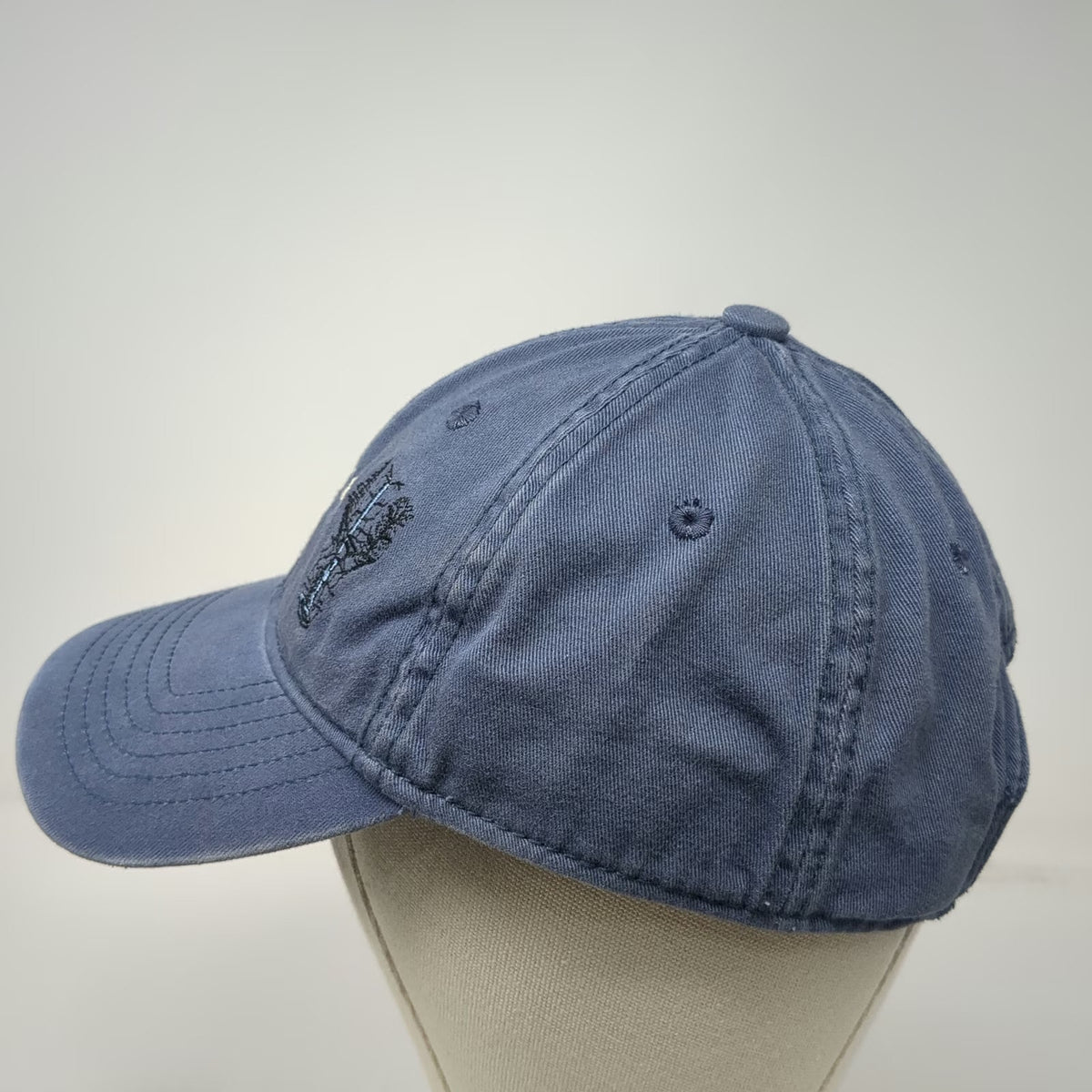 Drift Creek Outdoors Baseball Cap Blue One Size Multnomah Falls Waterfall hat