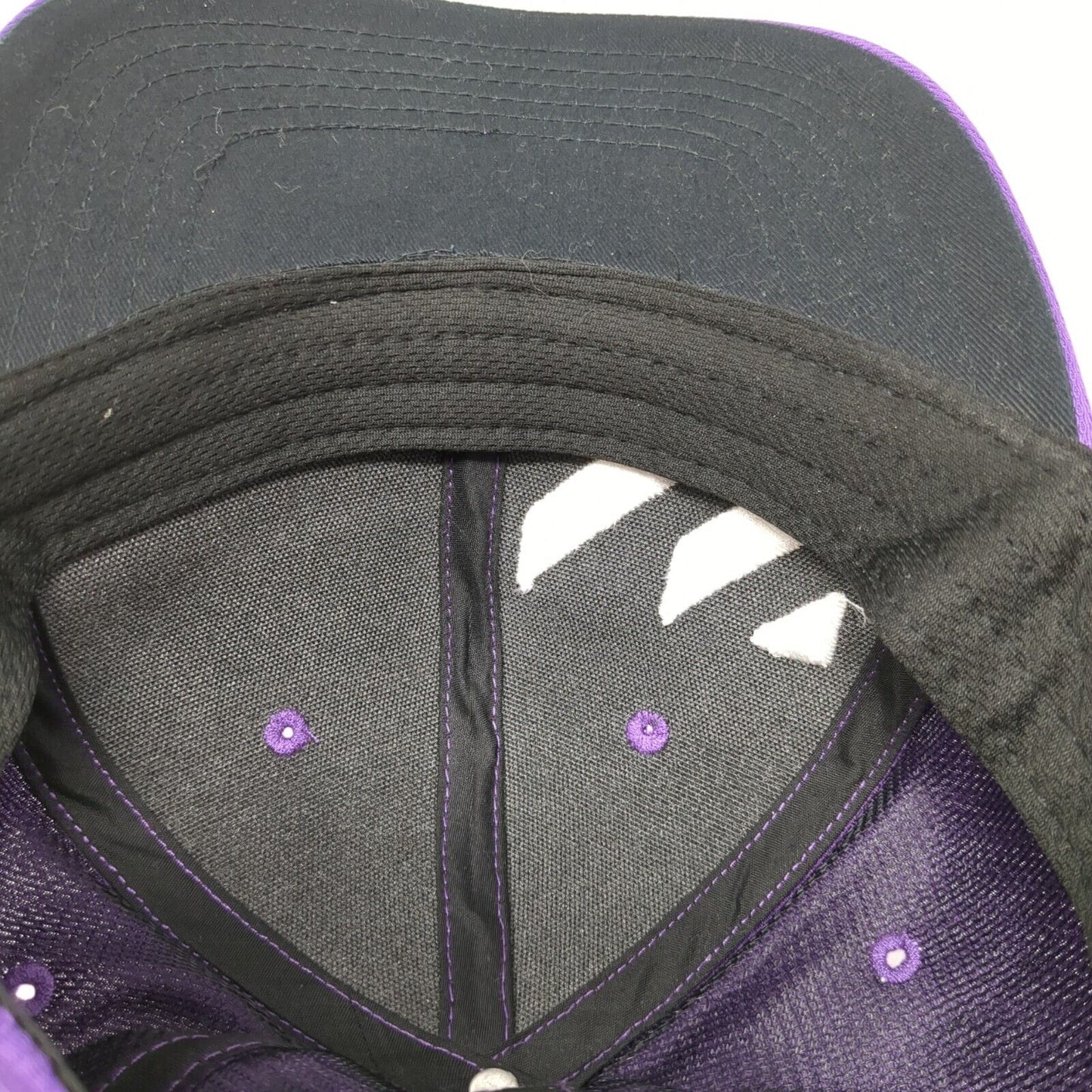 Weka Fitted Hat Purple M/L Embroidered Solid 6 Panel Outdoor OC Sports