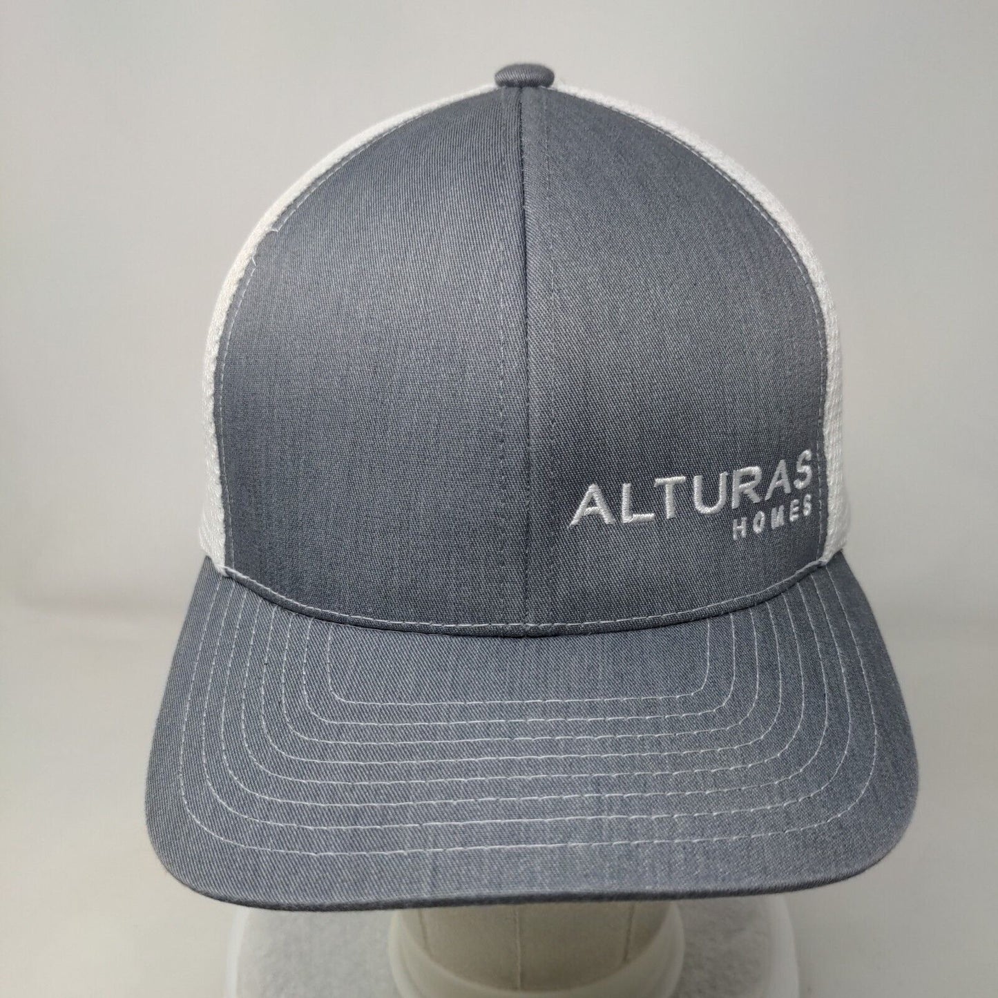 Alturas Homes Snapback Trucker Hat Gray One Size Mesh Back Pacific Headwear