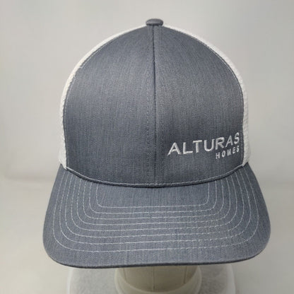 Alturas Homes Snapback Trucker Hat Gray One Size Mesh Back Pacific Headwear