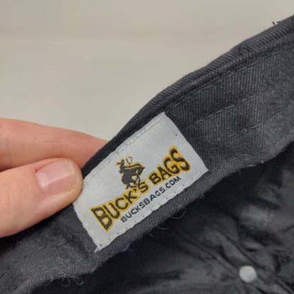 D&B Supply Slideback Hat Black OSFA Embroidered 6 Panel Buck's Bags