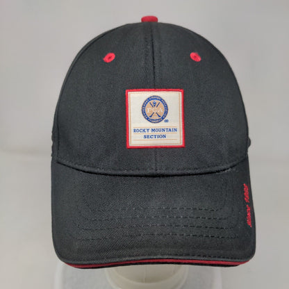 Rocky Mountain Section Strapback Hat Black One Size Be Original Pukka