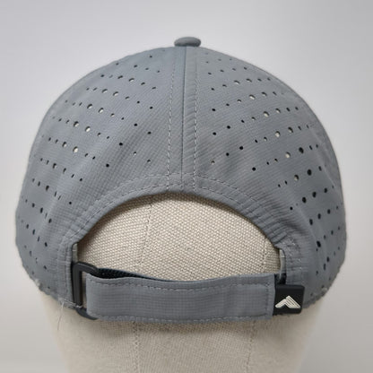 Pacific Headwear Baseball Cap Gray One Size Perforated Greater Lawrence Row Hat