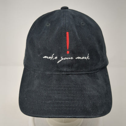 Make Your Mark Fitted Hat Black L/XL Embroidered 6 Panel Port Authority