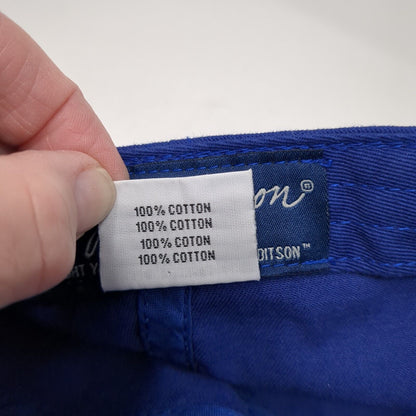 Wright & Ditson Makers Slideback Hat Blue One Size Adjustable 6 Panel Blank