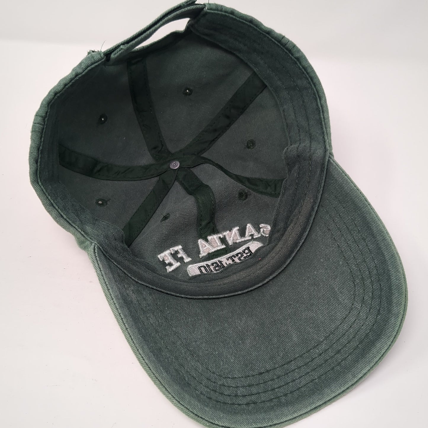 Santa Fer Est. 1610 New Mexico Baseball Cap Green OS Adjustable Crazy Apparel