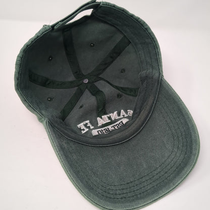 Santa Fer Est. 1610 New Mexico Baseball Cap Green OS Adjustable Crazy Apparel