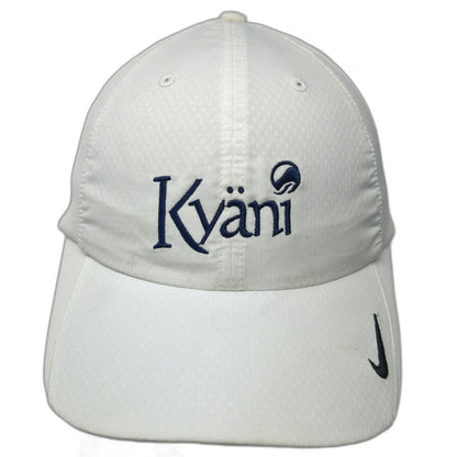 Nike Baseball Cap White One Size Kyäni Golf Logo Performance Strapback Hat