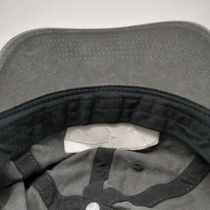 Rails Baseball Cap Gray One Size Script Logo Est 2009 Cotton Slideback Hat