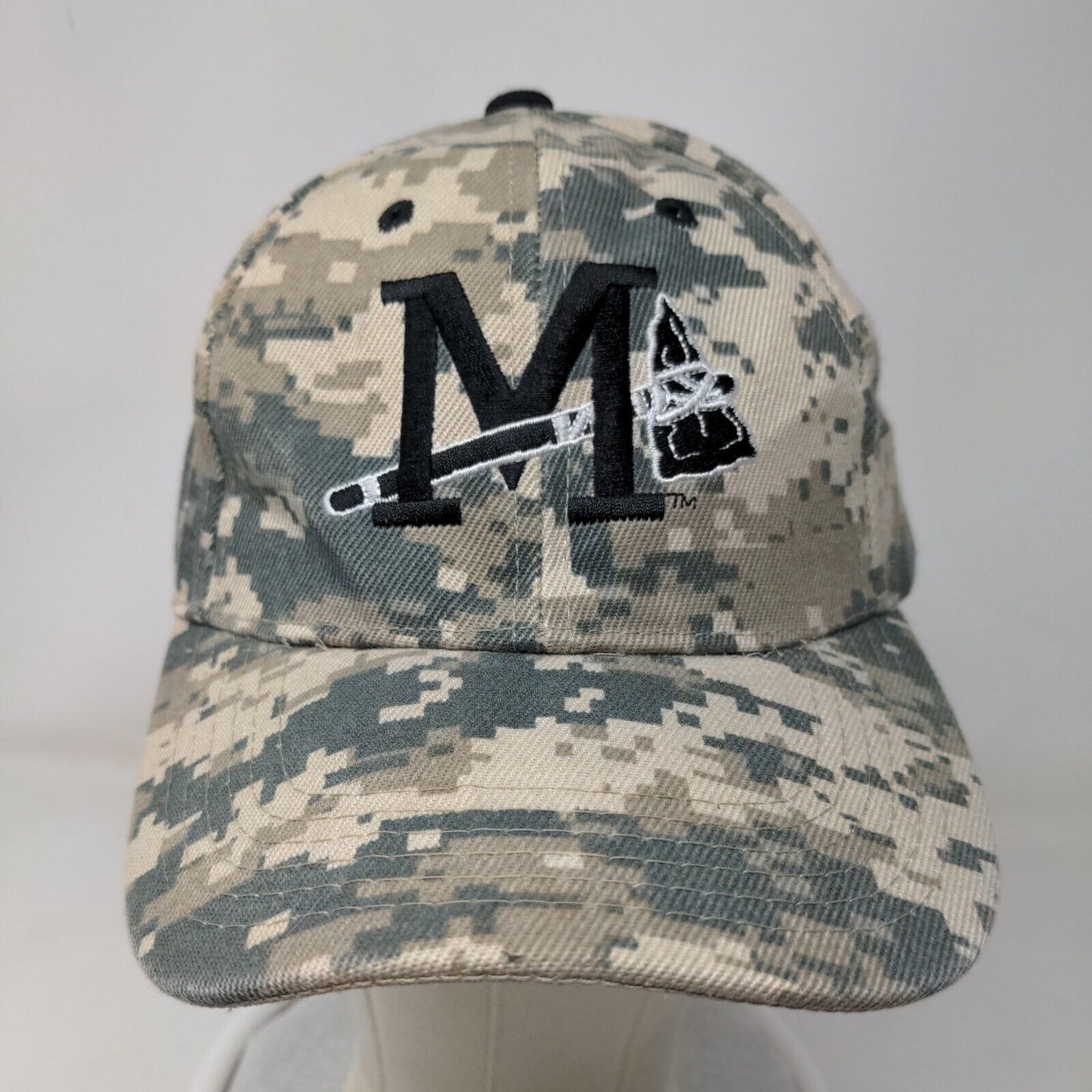 Promotional Adventures Men's Strapback Digital Camo Hat Mississippi Braves Logo