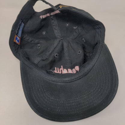 Peachy Slideback Hat Black OSFA Embroidered J. Galt 44 Newhattan