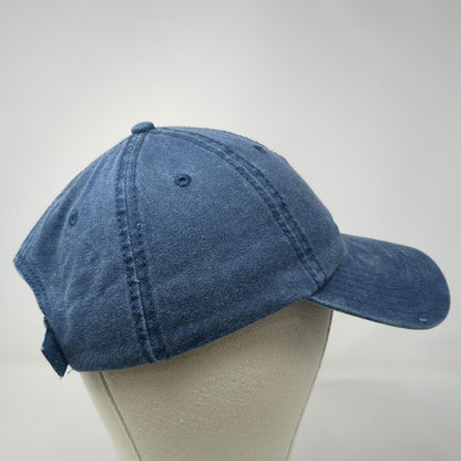 Otto Baseball Cap Blue One Size Sirena Del Mar Logo Strapback Cotton Hat