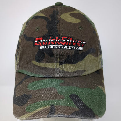 Port Authority Baseball Cap Green Brown One Size Strapback QuickSilver Logo Hat