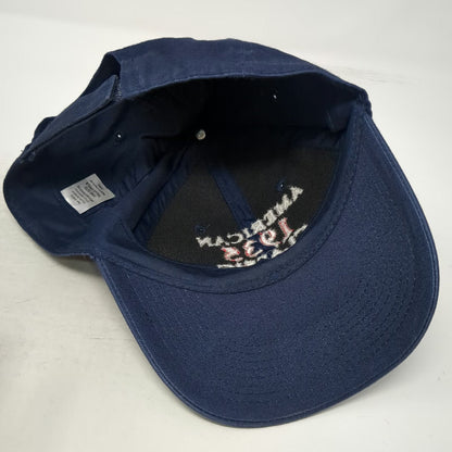 Otto Baseball Cap Blue One Size American 1935 Classic Embroidered Strapback Hat