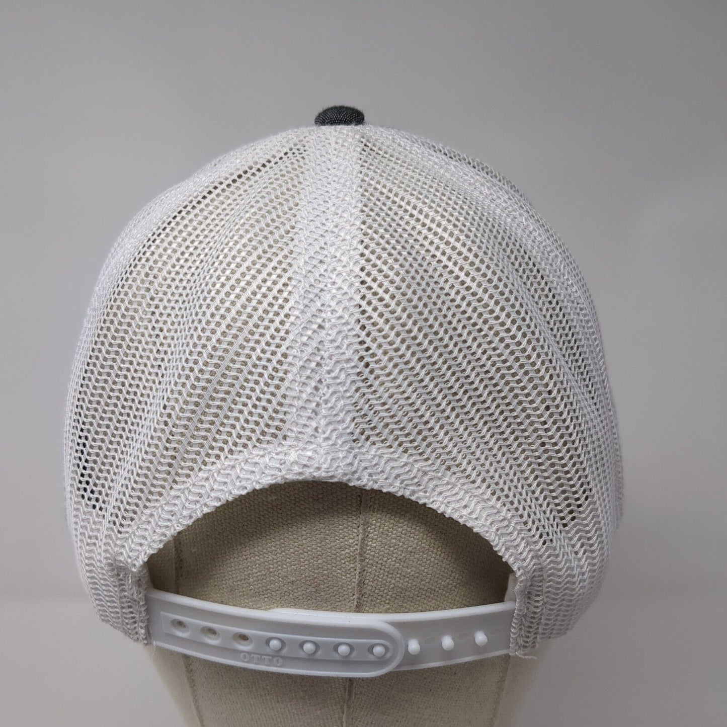 Mackay Snapback Mesh Back Trucker Hat Gray One Size Adjustable Otto
